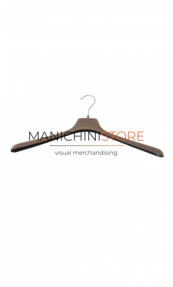 Hanger 42 x 2,5 cm - light brown velvet