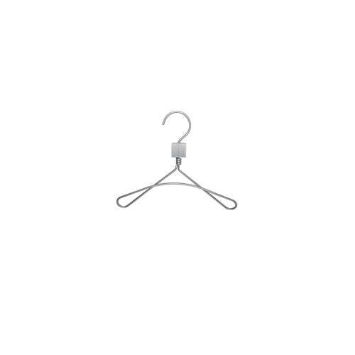 Child metal coat hanger 20 cm - aluminum