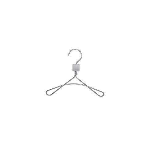 Child metal coat hanger 26 cm - aluminum