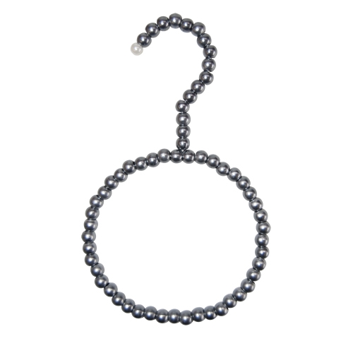 Grey Pearl Ring Hook