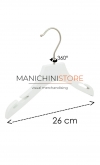 child hanger in white wood - 26 cm