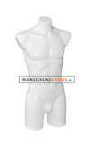 Busto manichino uomo bianco