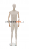 Male mannequin with wooden arms