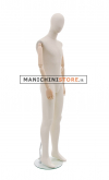 Male mannequin with wooden arms