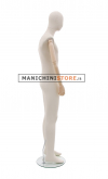 Male mannequin with wooden arms