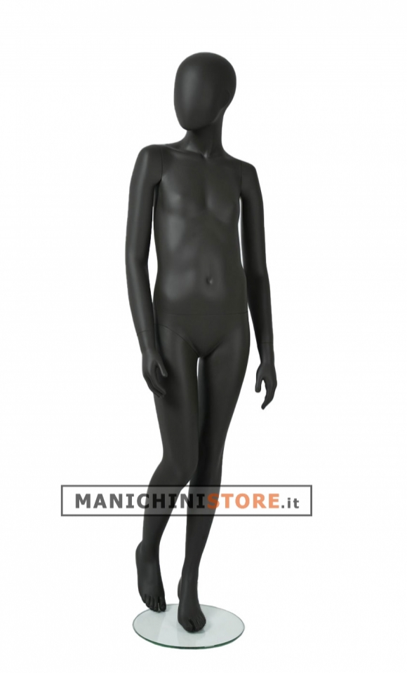 14 years old girl mannequin - anthracite grey