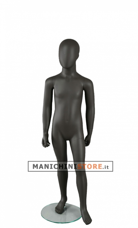 6 years old child mannequin - anthracite grey