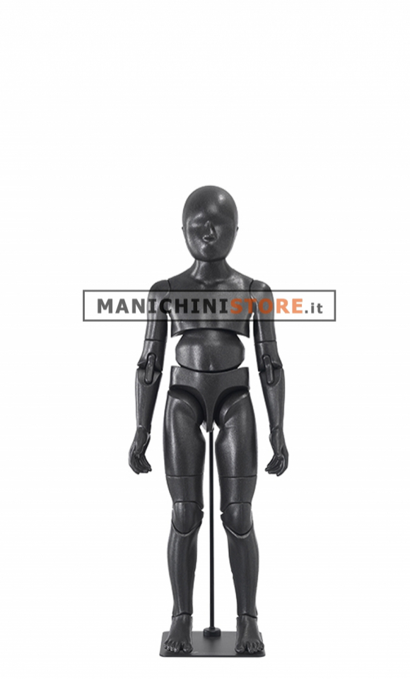 Articulated children mannequin - Black