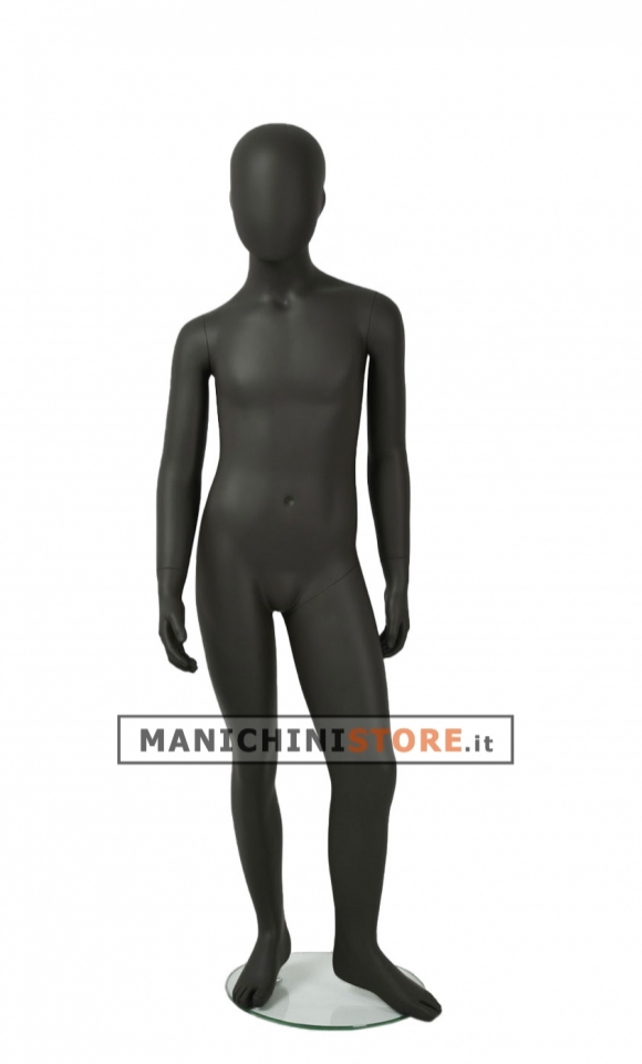 8 years old child mannequin - anthracite grey