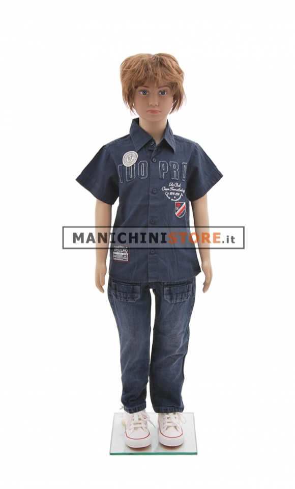 Boy mannequin 3-4 years Ecoplastic Realistic 1043 with FREE wig