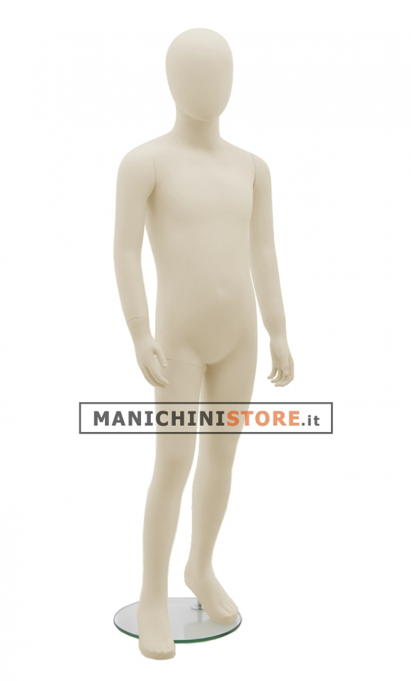 Manichino bambino 6-7 anni avorio