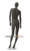 Moon Collection female egg head mannequin - Black