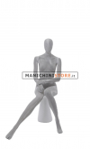 female mannequin 1 with egg head - casual