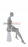 female mannequin 1 with egg head - casual