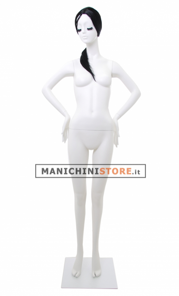 Female mannequin with make-up and wig - BB4