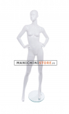 Female mannequin Chance - 1E Glossy White