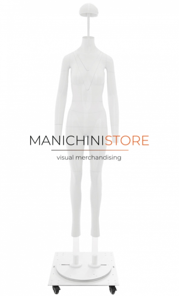 Noleggio manichino donna professionale per foto e-commerce Ghost-F21