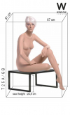 Fashion female mannequin collection 27 LD16 - Wig excluded