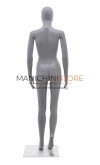 Rental of 1 female mannequin with egg head - grey