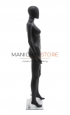 Rental of 1 female mannequin with egg head - black