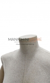 Linen female mannequin with wooden arms