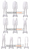 Professional male mannequin for e-commerce photos