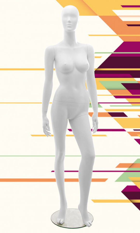 Ruby female mannequin - 2A Matt White