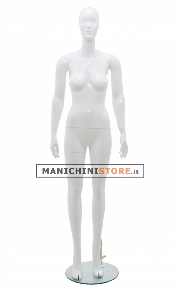 Ruby female mannequin - 3R Glossy White