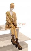 Female mannequin with wooden arms and legs 