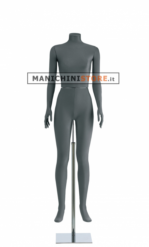 Sartorial grey female mannequin - headless