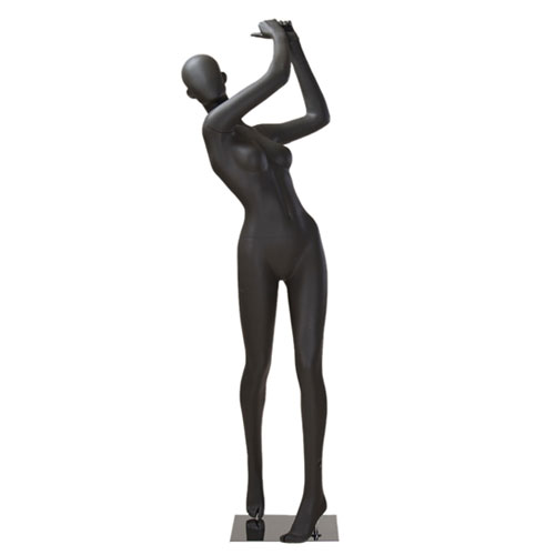 Female sport mannequin with egg head - golf