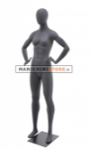 Egg head female sport Mannequin - Fitness