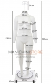 Female mannequin for e-commerce - HH24