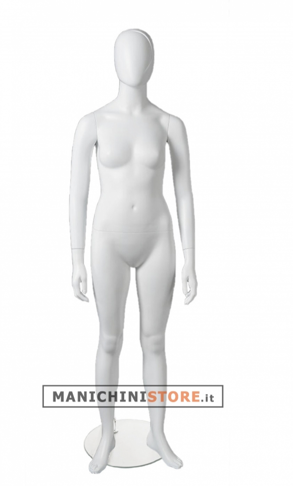 16 years old girl mannequin - white