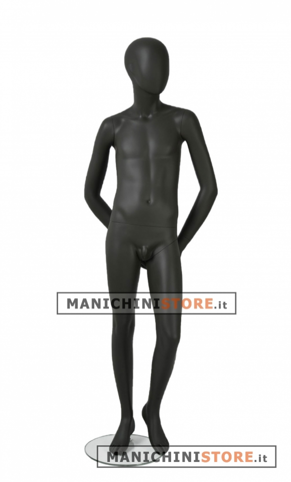 14 years old boy mannequin - anthracite grey