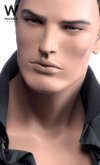 Fashion male mannequin collection 30 RE3 - Wig excluded