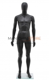 Rental service of 1 male mannequin with egg head - black