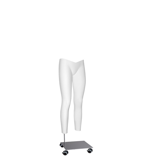 Female legs for e-commerce photos - V cut with wheels base