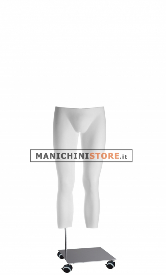 Male legs for e-commerce photo base with wheels