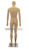 Male egg head mannequin in Ecoplastic - skin color