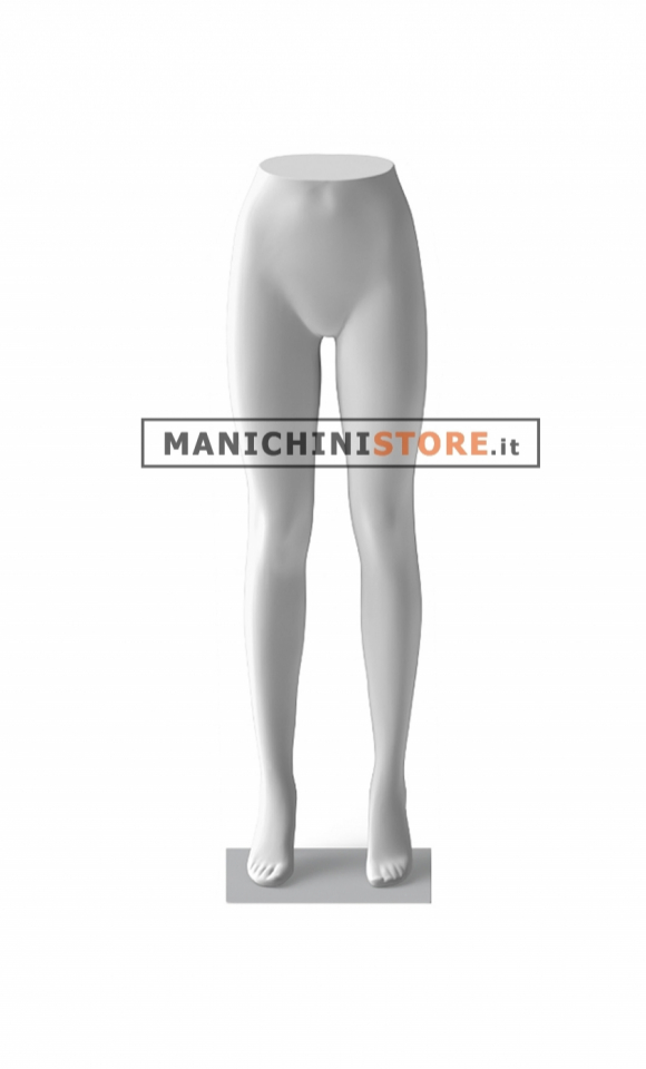 High waist female legs with metal base