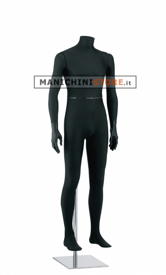 Sartorial black male mannequin - headless