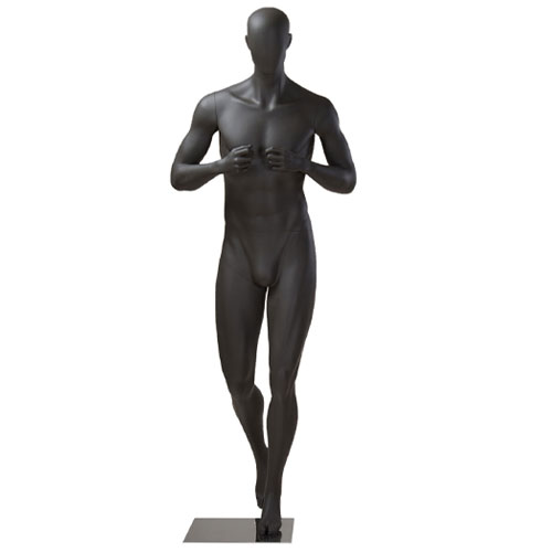 Male sport mannequin with egg head - trekking