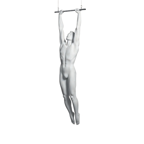 Sports man mannequin from head carved-Acrobat