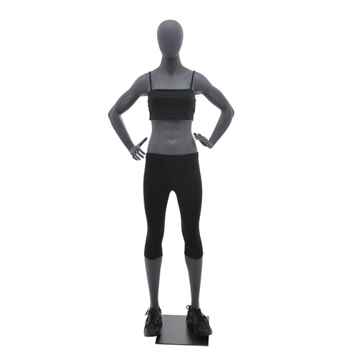 Egg head female sport Mannequin - Fitness