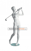 Mannequin head carved woman Sports-Golf