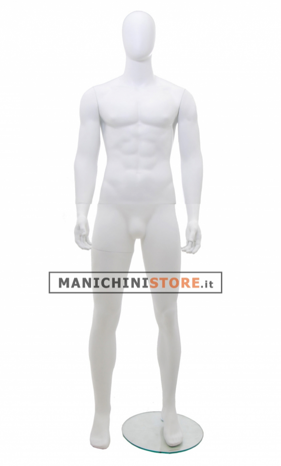 Female egg head mannequin - Vogue 43M TU white