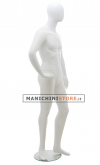 Egg head male mannequin - HHB2 White