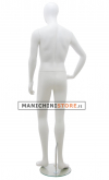 Egg head male mannequin - HHB2 White