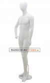 Egg head male mannequin - HHB2 White